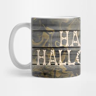 Happy Halloween Bones Abstract Art Mug